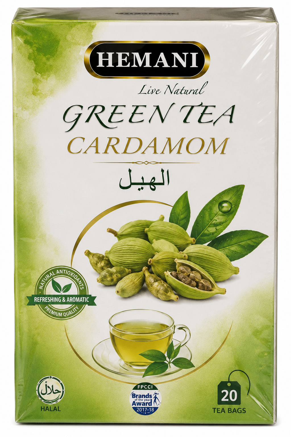 Cardamom green tea