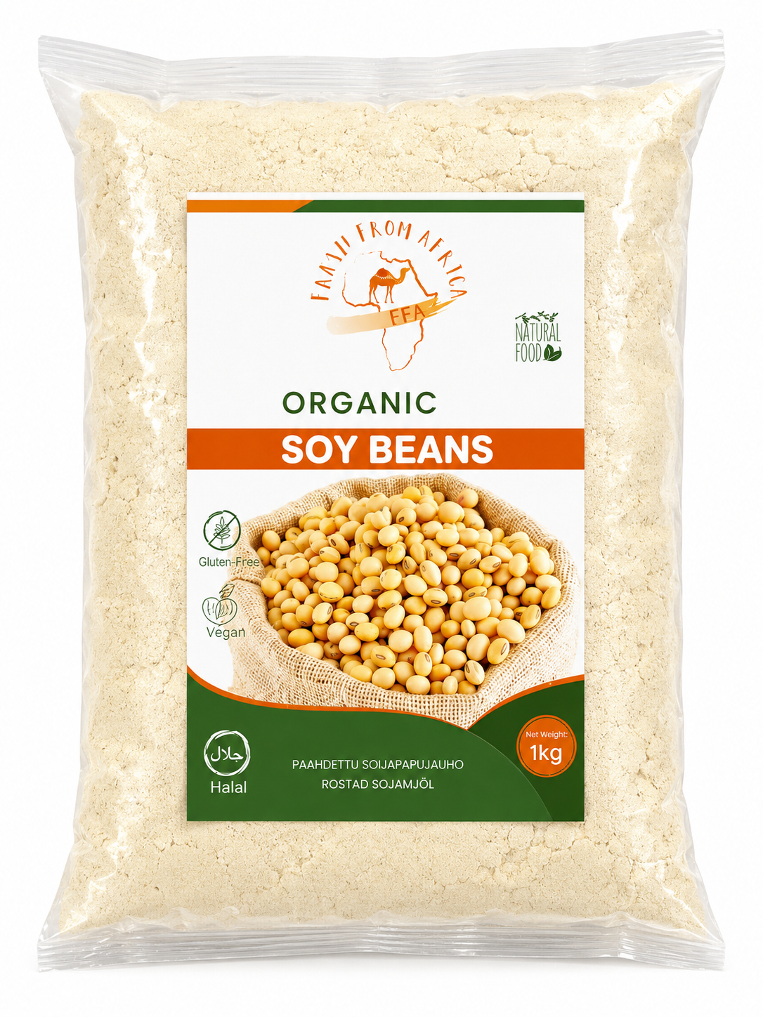 Organic soy beans