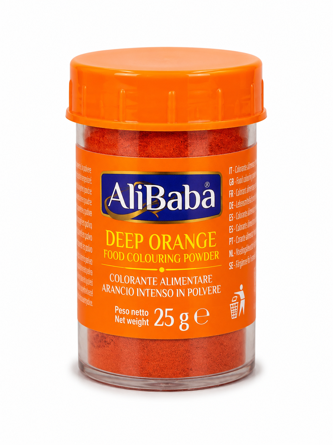 AliBaba Deep Orange Food Colouring Powder 25g