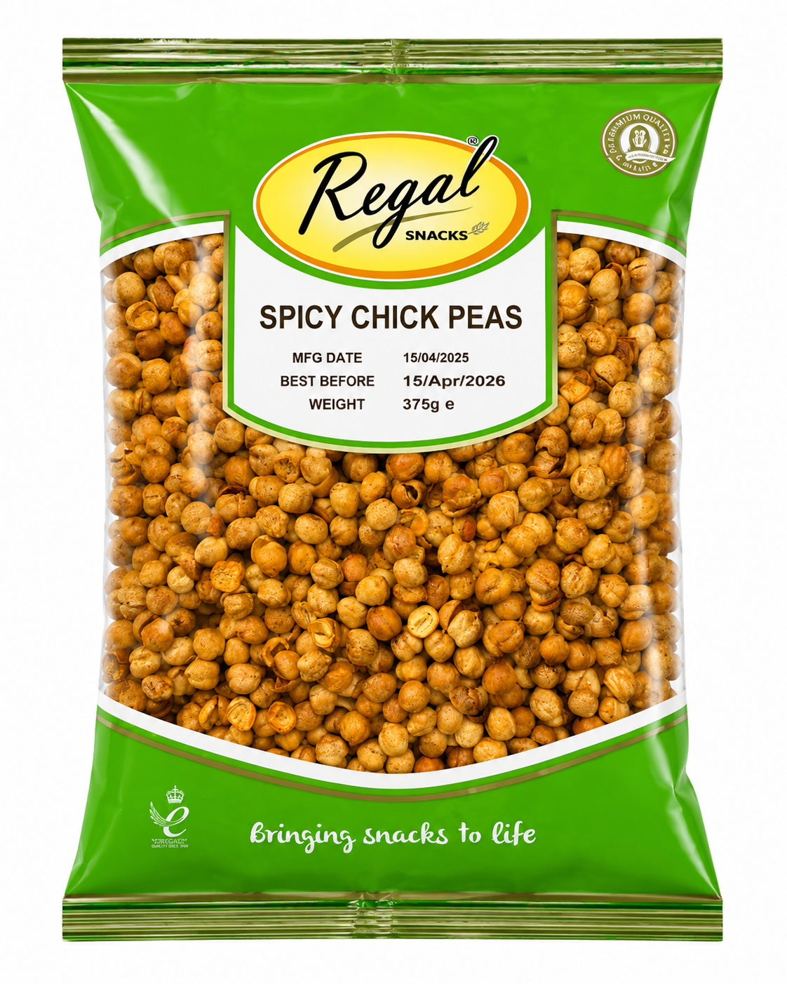 Regal Snacks Spicy Chick Peas 375g