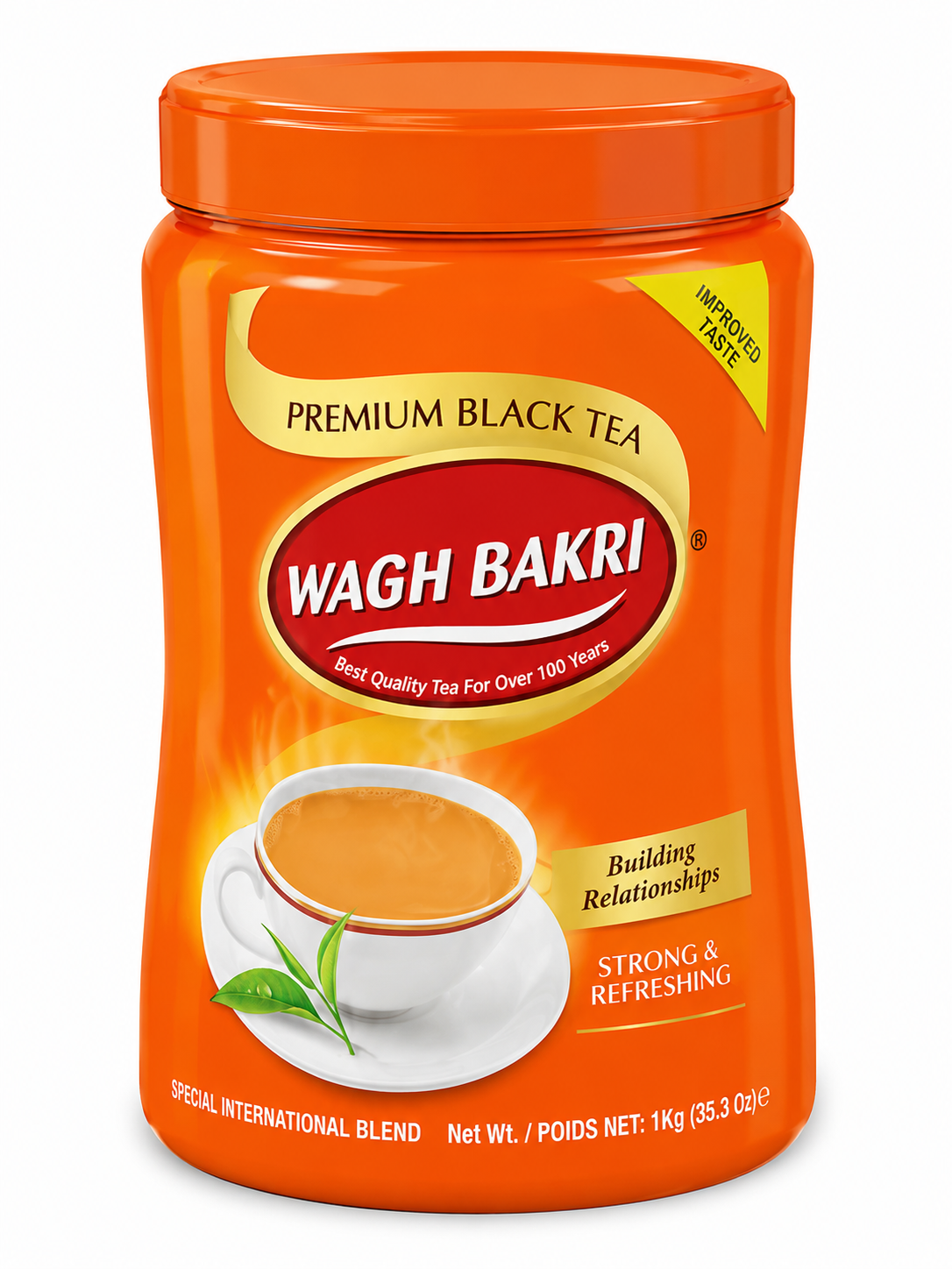 Premium black tea (Wagh Bakri)