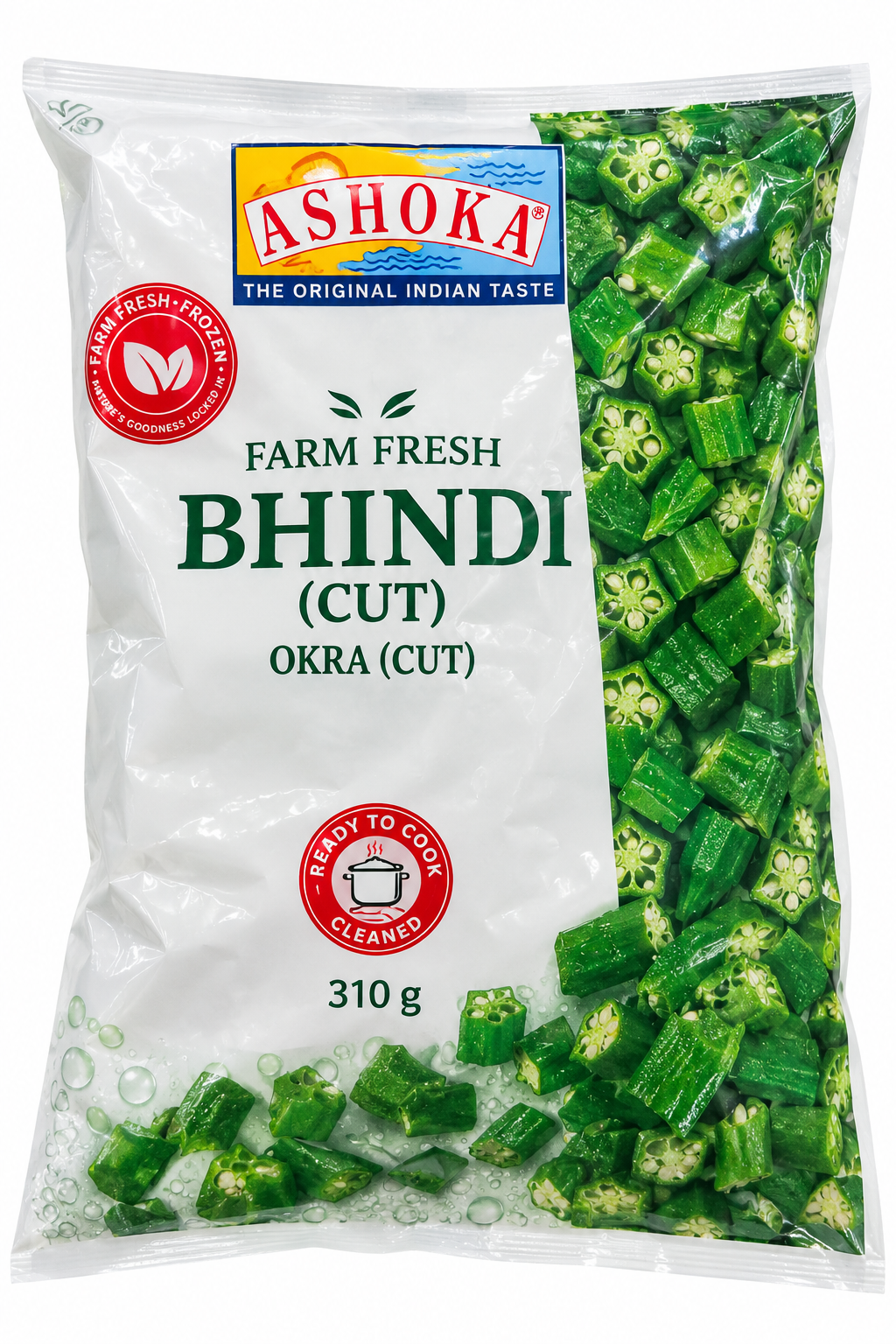 Ashoka Frozen Cut Bhindi (Okra) – 310g