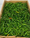 Fresh Green Chili Peppers