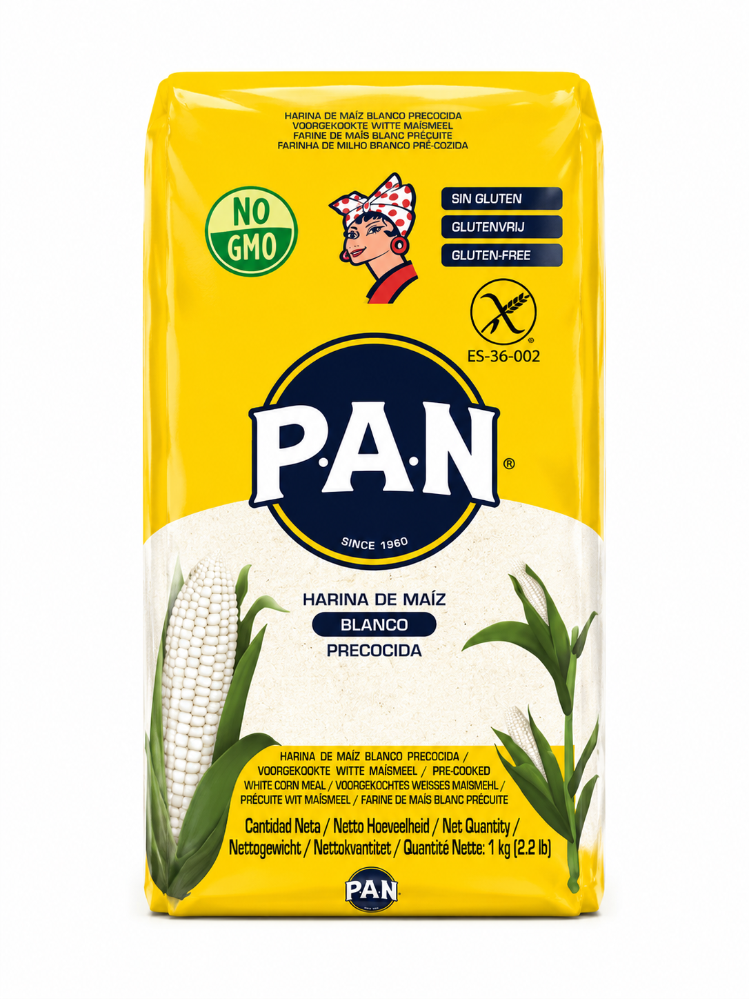 PAN White Precooked Corn Meal