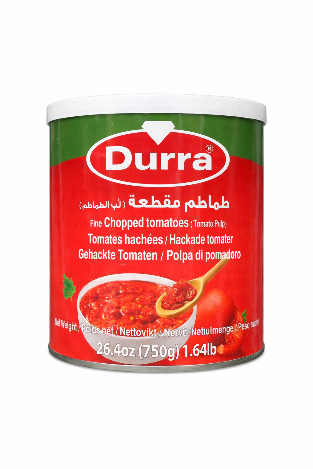 Durra Chopped Tomatoes (Tomato Pulp) 750g