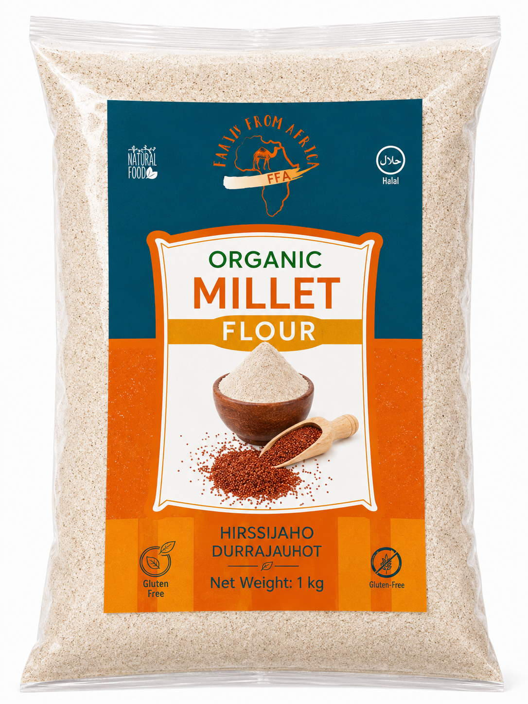 Organic millet flour