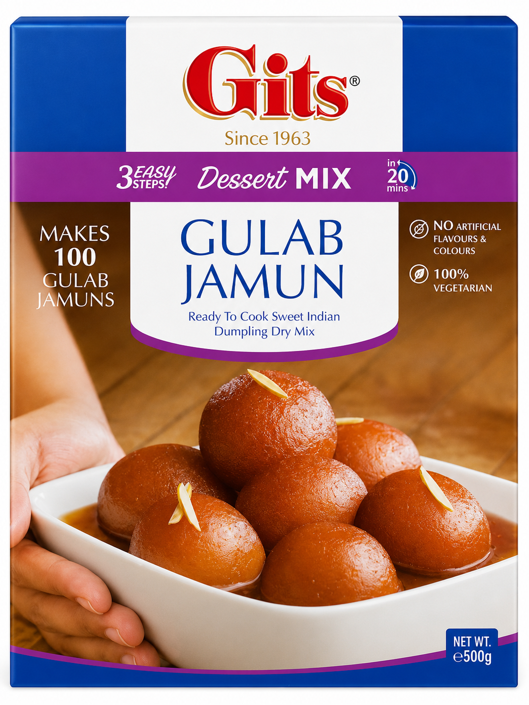 Gits Gulab Jamun Dessert Mix 500g