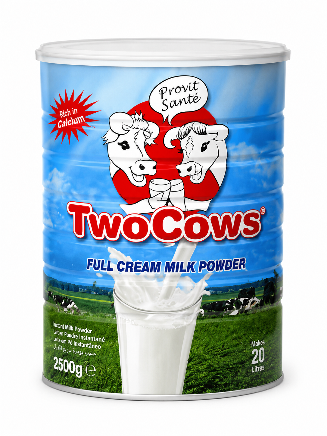 Two Cows Full Cream Milk Powder 2.5kg