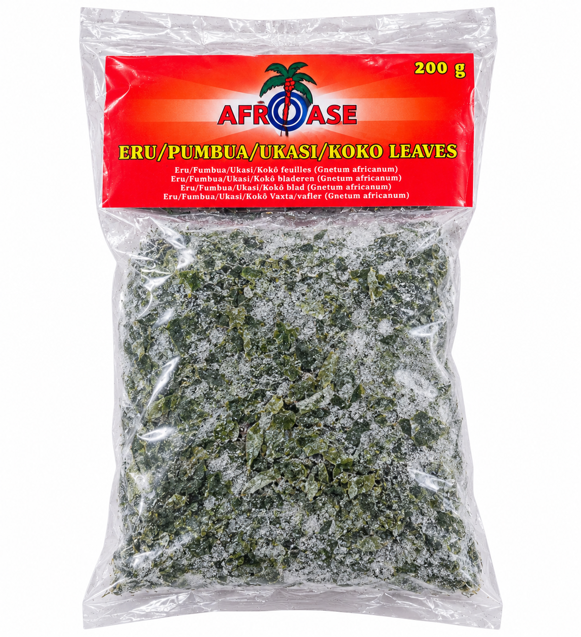 Frozen Eru Leaves (Fumbua/Ukasi/Koko Leaves) – 200 g