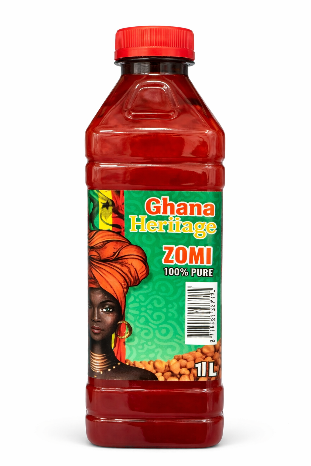 Ghana Heritage Zomi – 100% Pure Palm Oil (1 L)