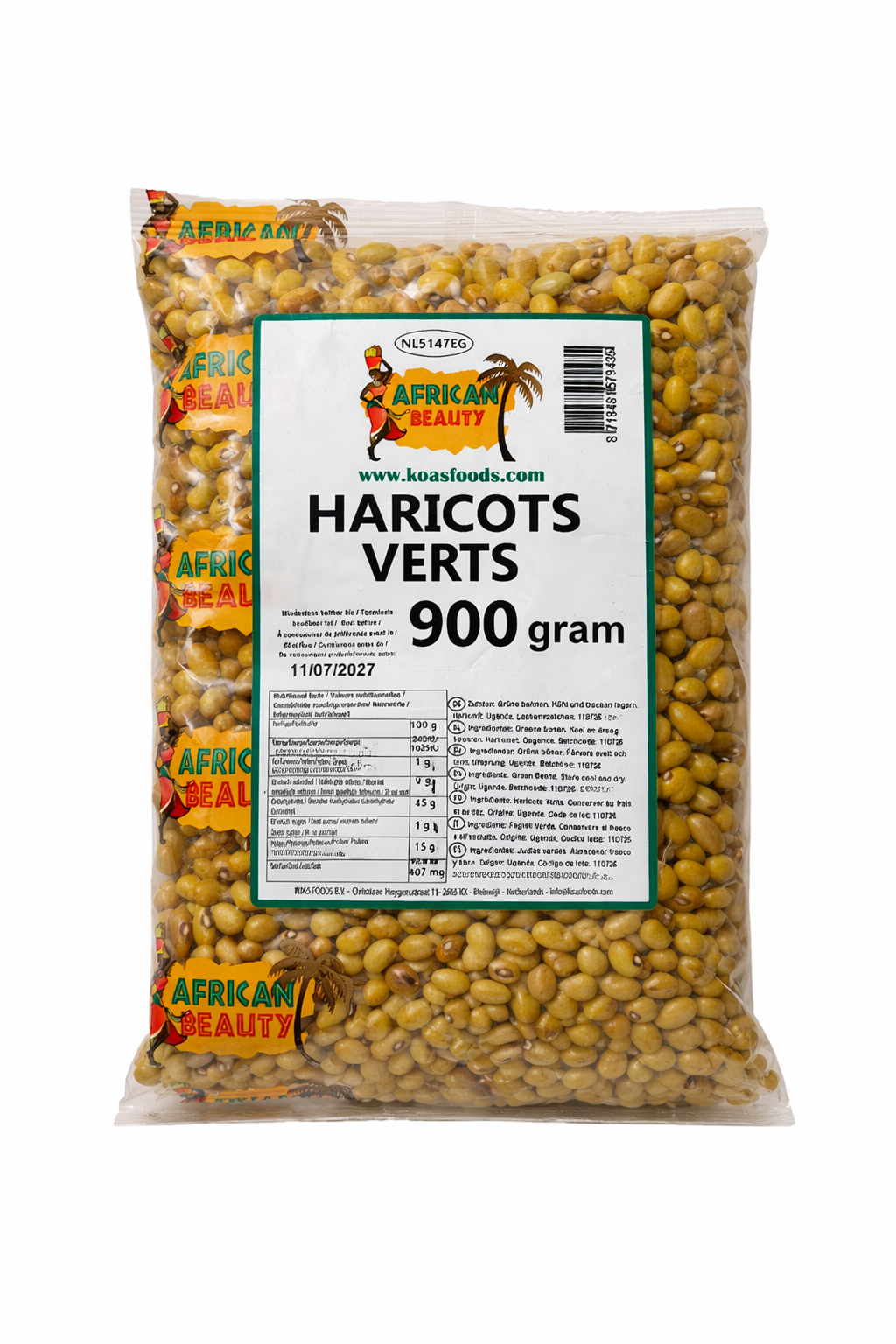 African Beauty Haricots Verts – 900 g
