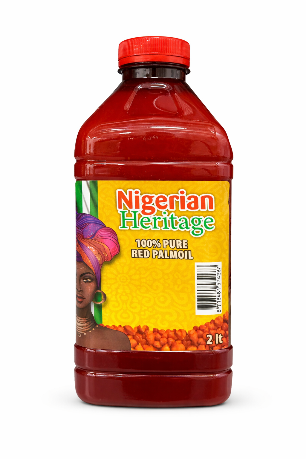 Nigerian Heritage – 100% Pure Red Palm Oil (2 L)