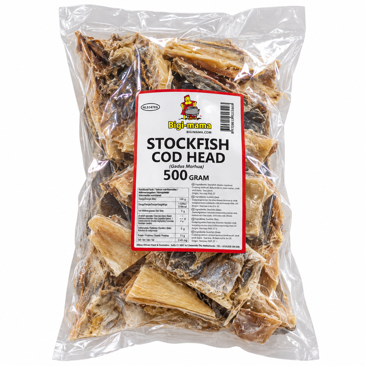 Stockfish Cod Head – 500g