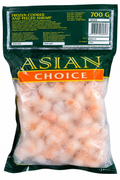 Asian Choice Frozen Cooked & Peeled Shrimp – 700g