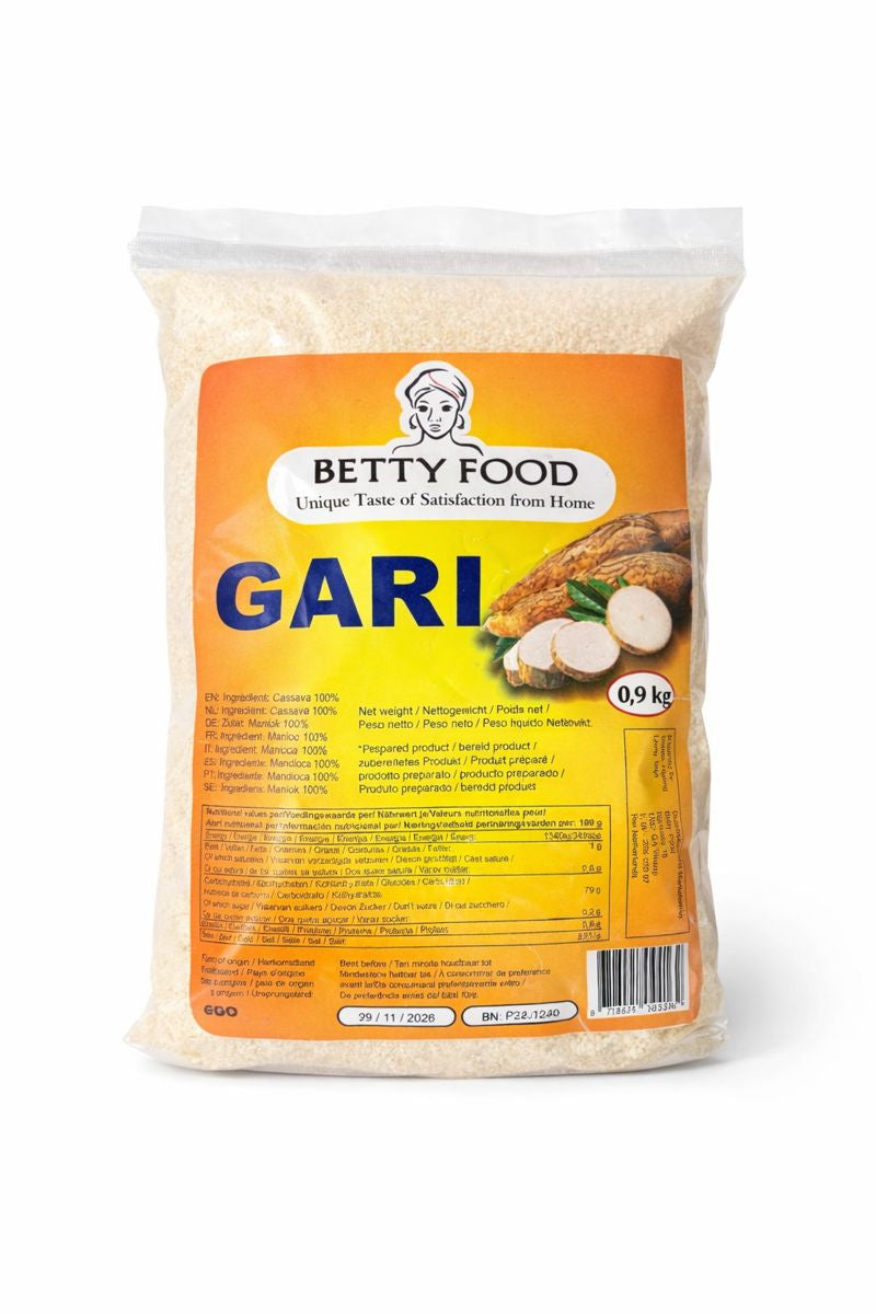 Betty Food Gari (Cassava Granules)-900G