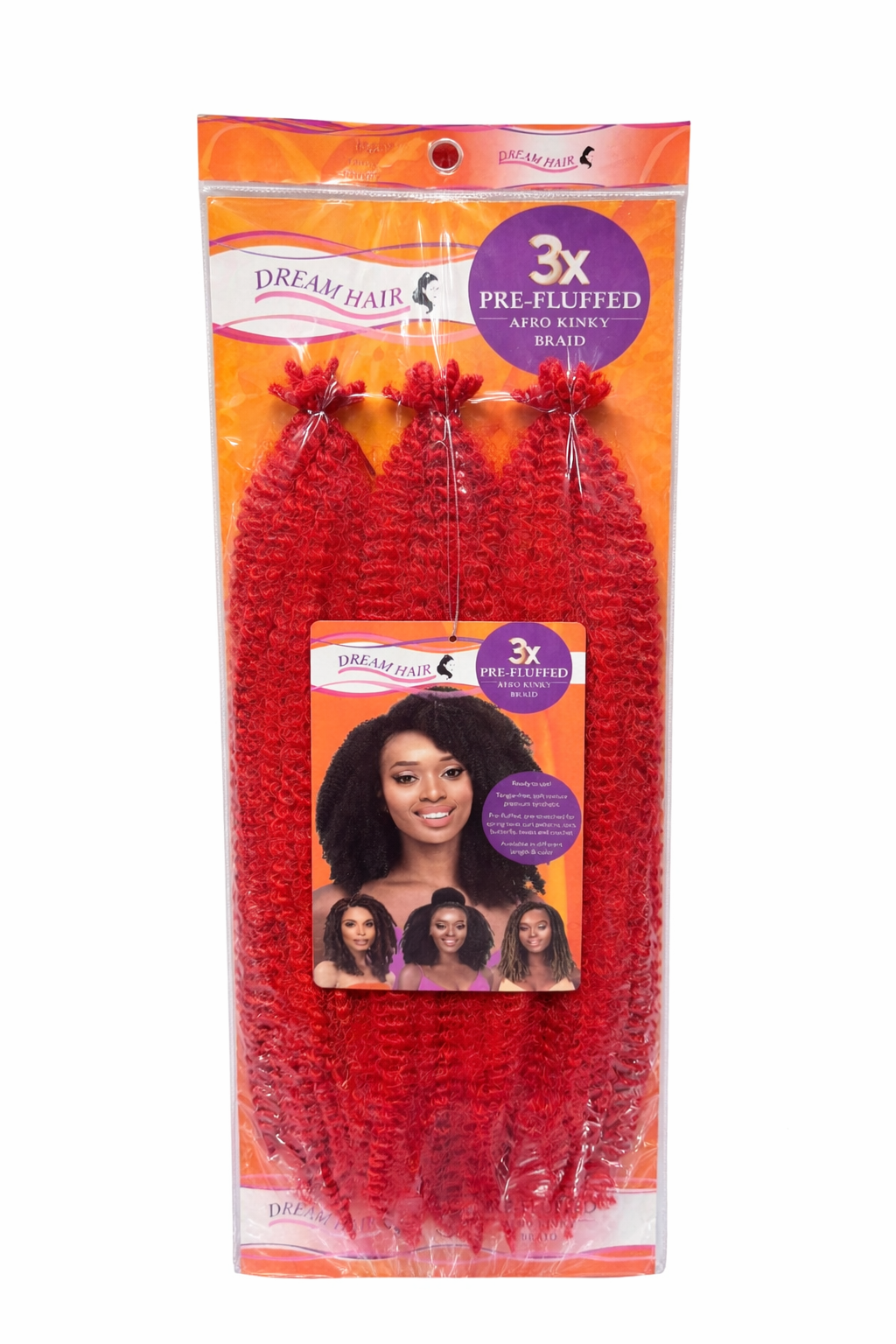 Afro Kinky Braid Red