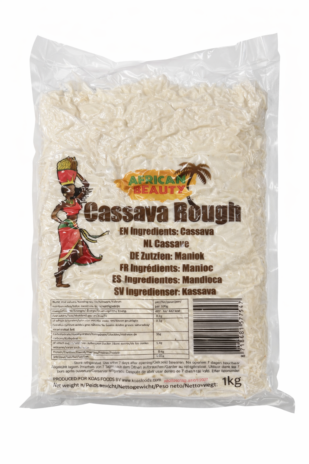 African Beauty – Karkea maniokki (1 kg)