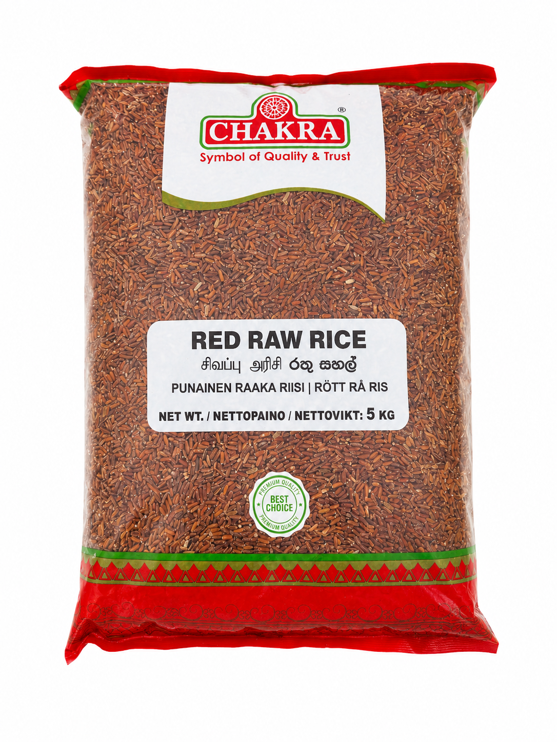 Chakra Red Raw Rice 5kg
