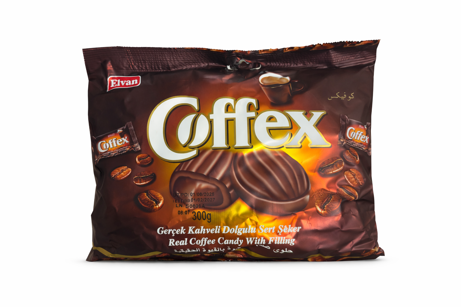 Elvan Coffex Real Coffee Candy with Filling
