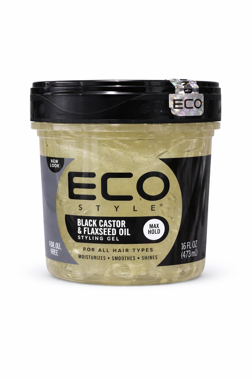 Eco Style Black Castor & Flaxseed Oil Styling Gel 473ml