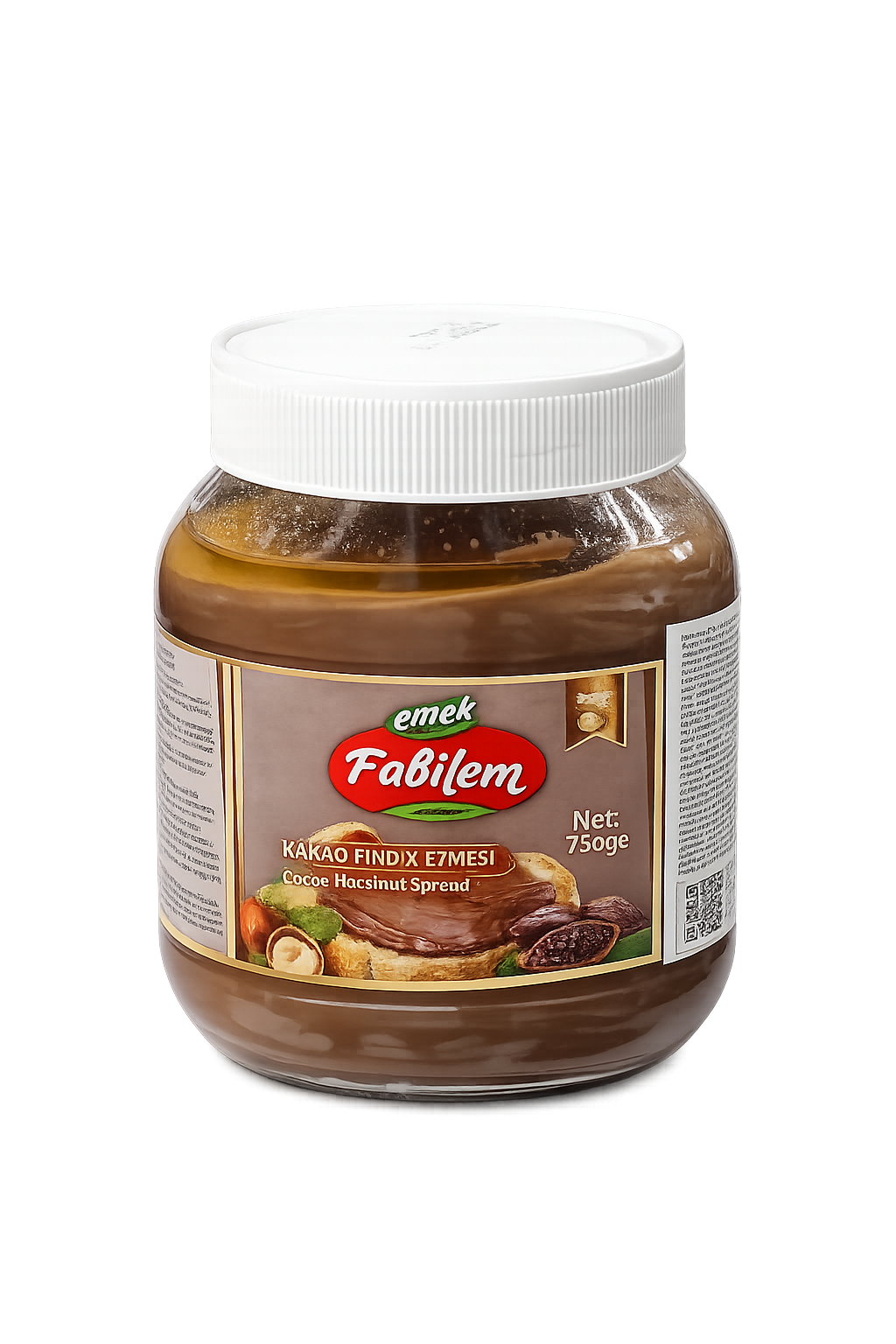 Emek Fabilem Cocoa Hazelnut Spread 750g