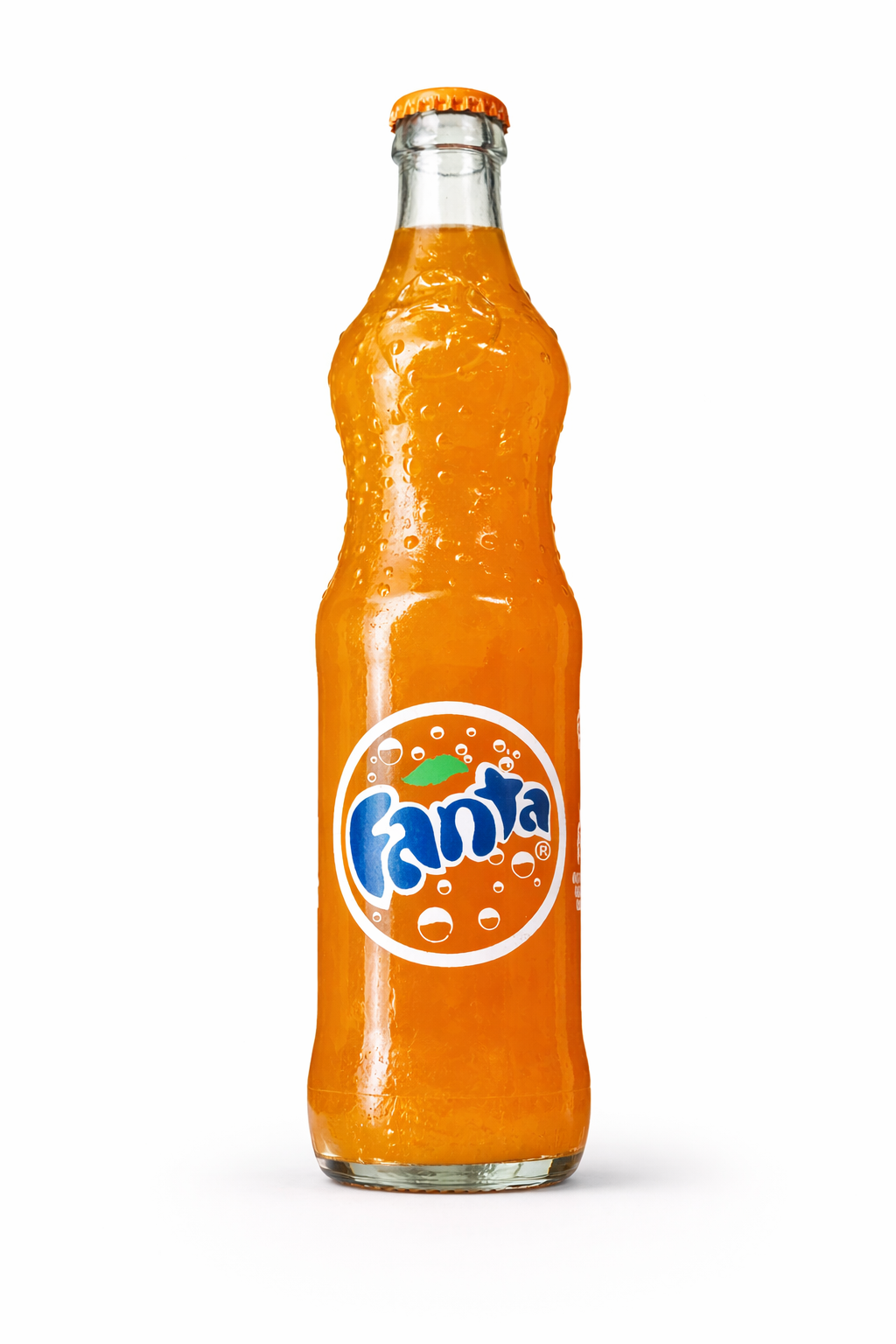 Fanta Orange Glass Bottle