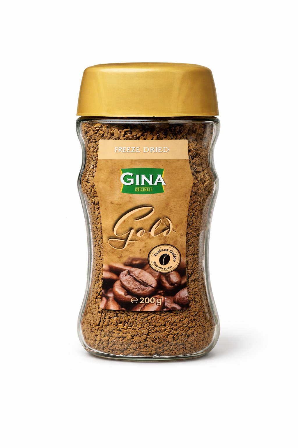 GINA Gold Freeze Dried Instant Coffee 200g
