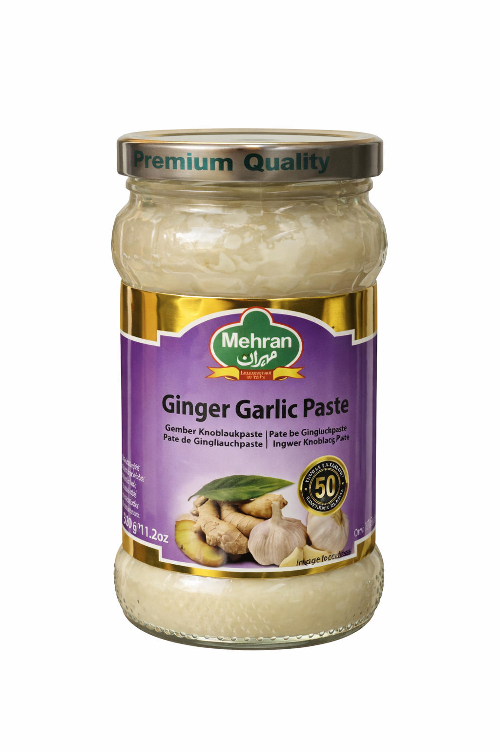 Mehran Ginger Garlic Paste – 320g Jar
