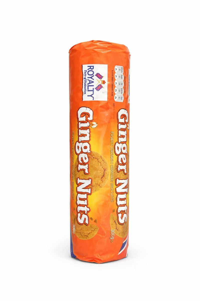 Royalty Ginger Nuts – Finest British Ginger Biscuits (300g)