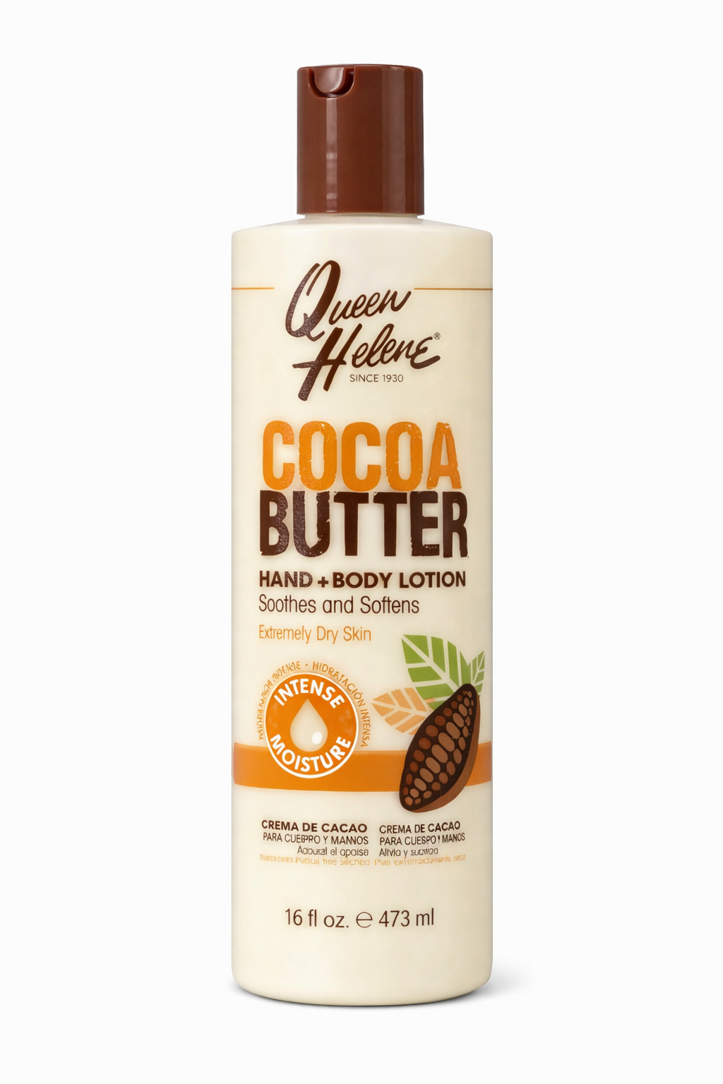 Queen Helene Cocoa Butter Hand & Body Lotion – Intensive Moisture for Dry Skin