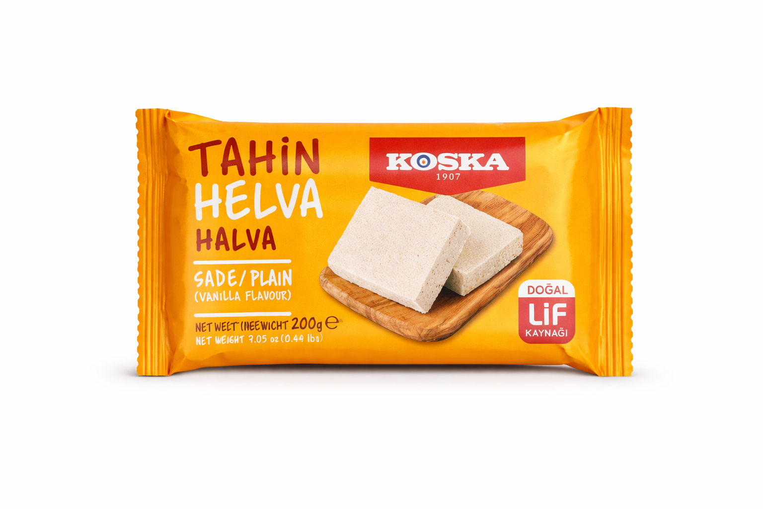 Koska Tahin Helva Plain (Vanilla Flavour) – 200g
