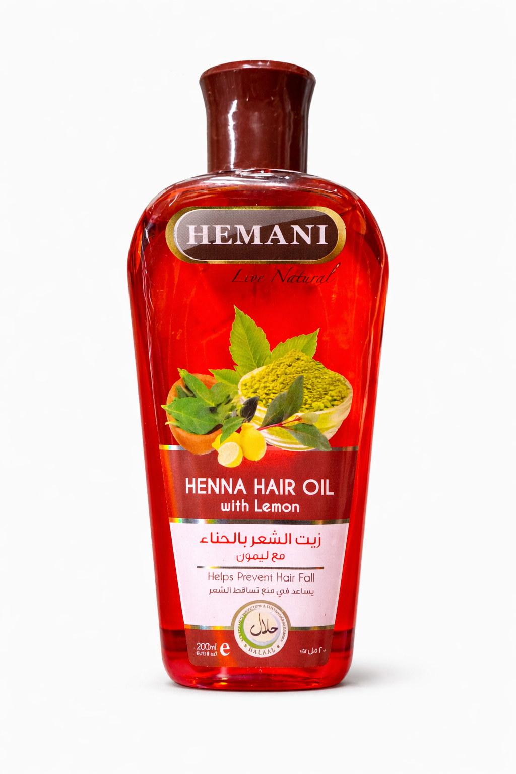 Hemani Henna Hair Oil with Lemon – 200ml