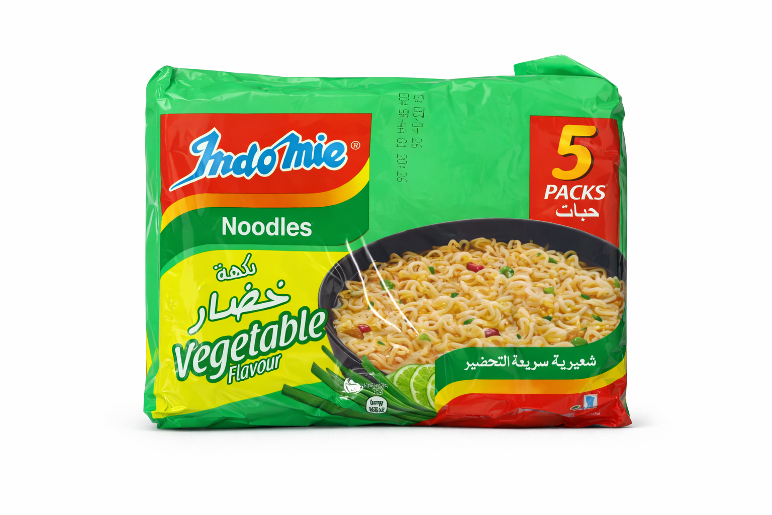 Indomie Vegetable Flavour Instant Noodles (5 Pack) – 0.35kg
