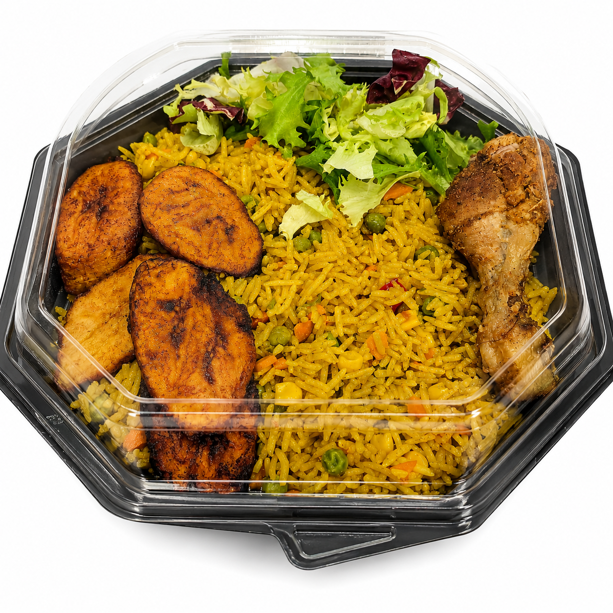 Nigerian Jollof Rice Meal