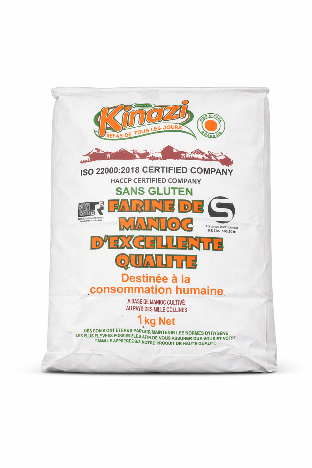 Kinazi Cassava Flour 1kg