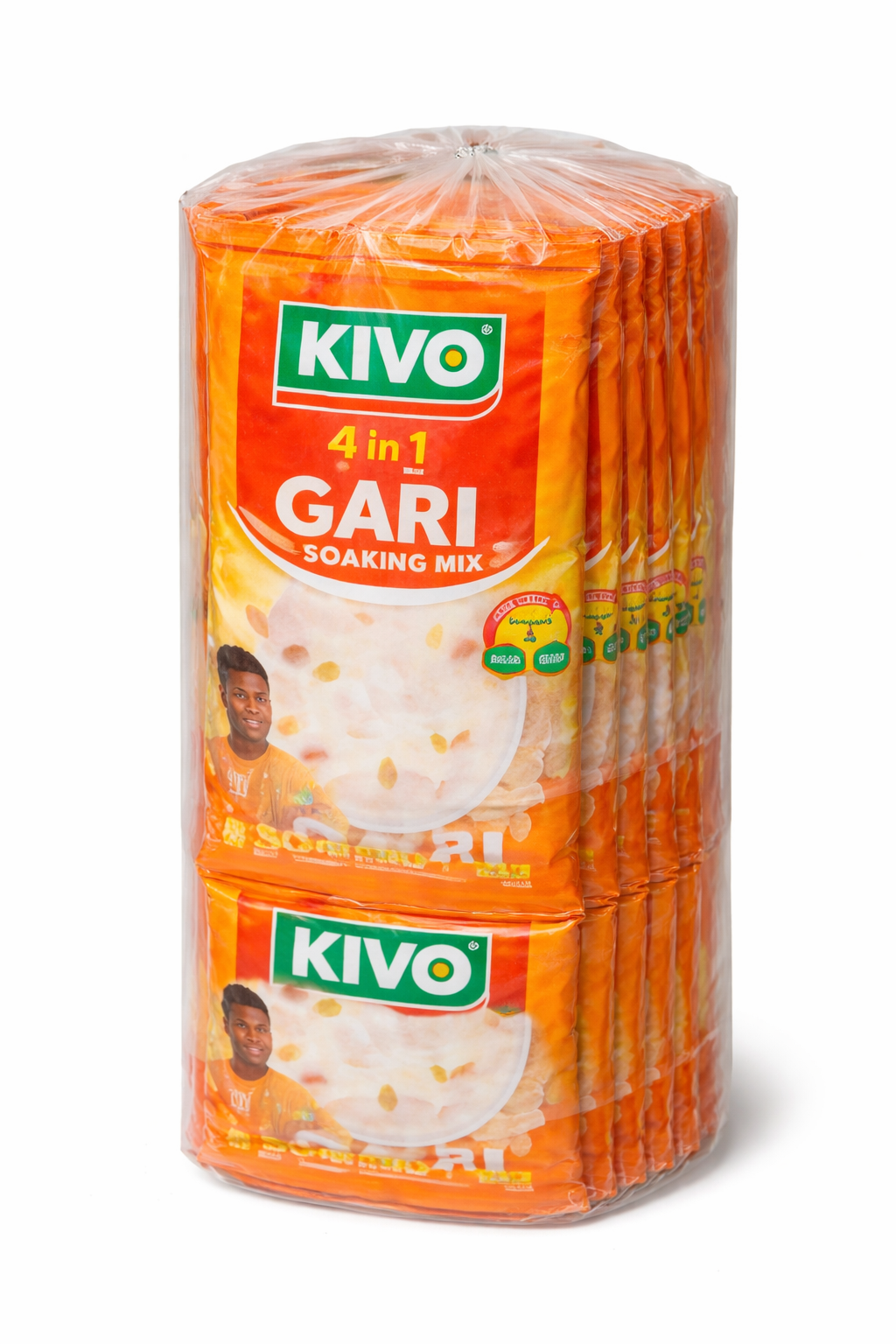 KIVO 4-in-1 Gari Soaking Mix (Rolled Pack)-125g