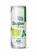 Super Zero Sugar Mojito Carbonated Drink 250ml Can