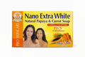 Nano Extra White Papaya & Carrot Soap with Glutathione