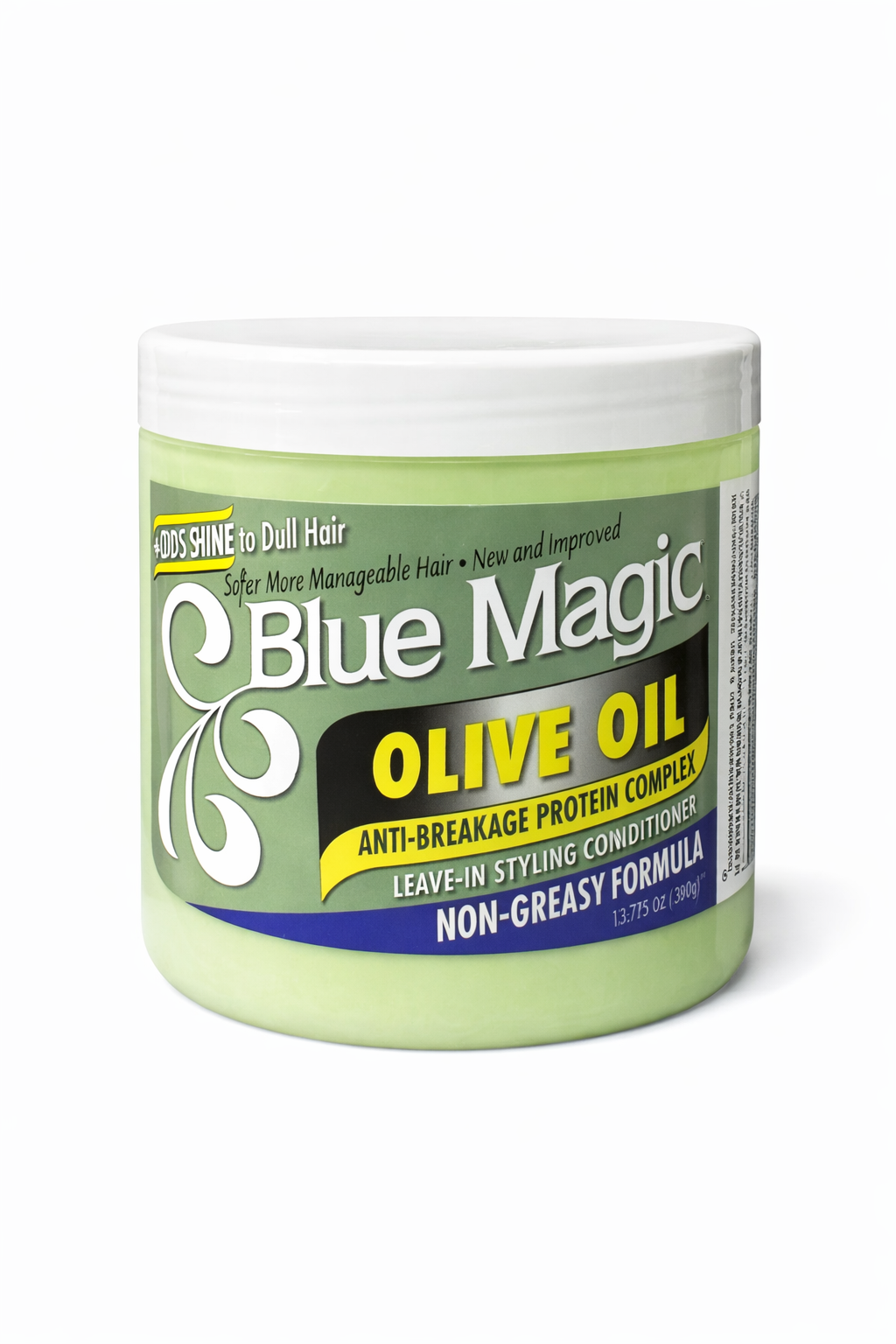 Blue Magic Olive Oil Leave-In Styling Conditioner (Non-Greasy Formula)