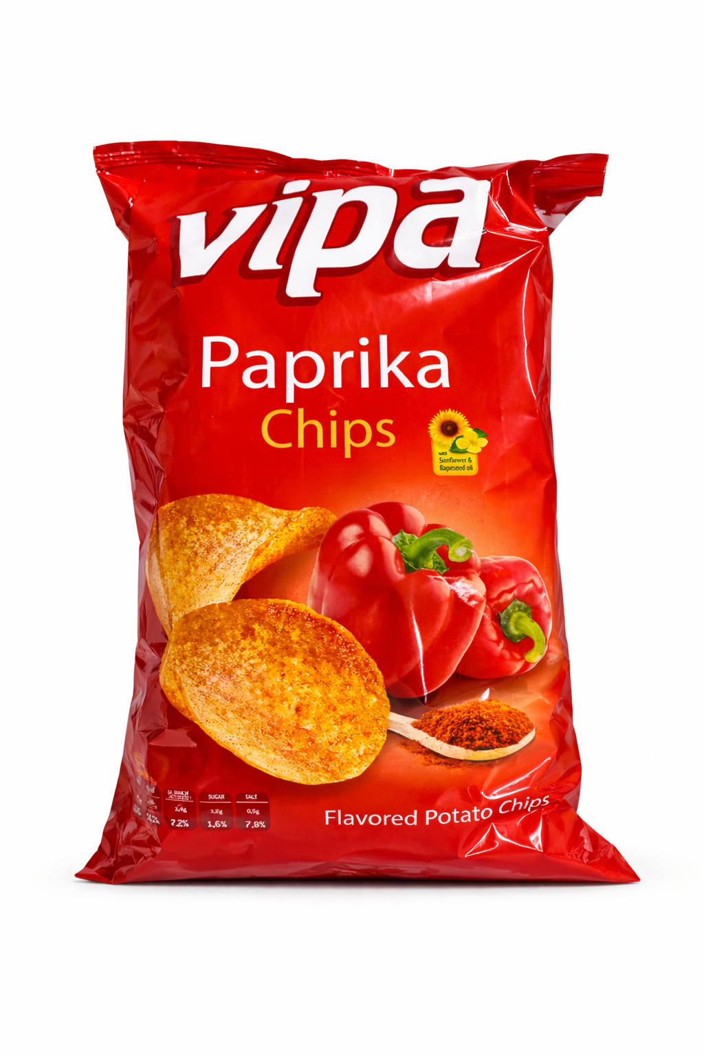 Vipa Paprika Flavored Potato Chips – 0.15 kg