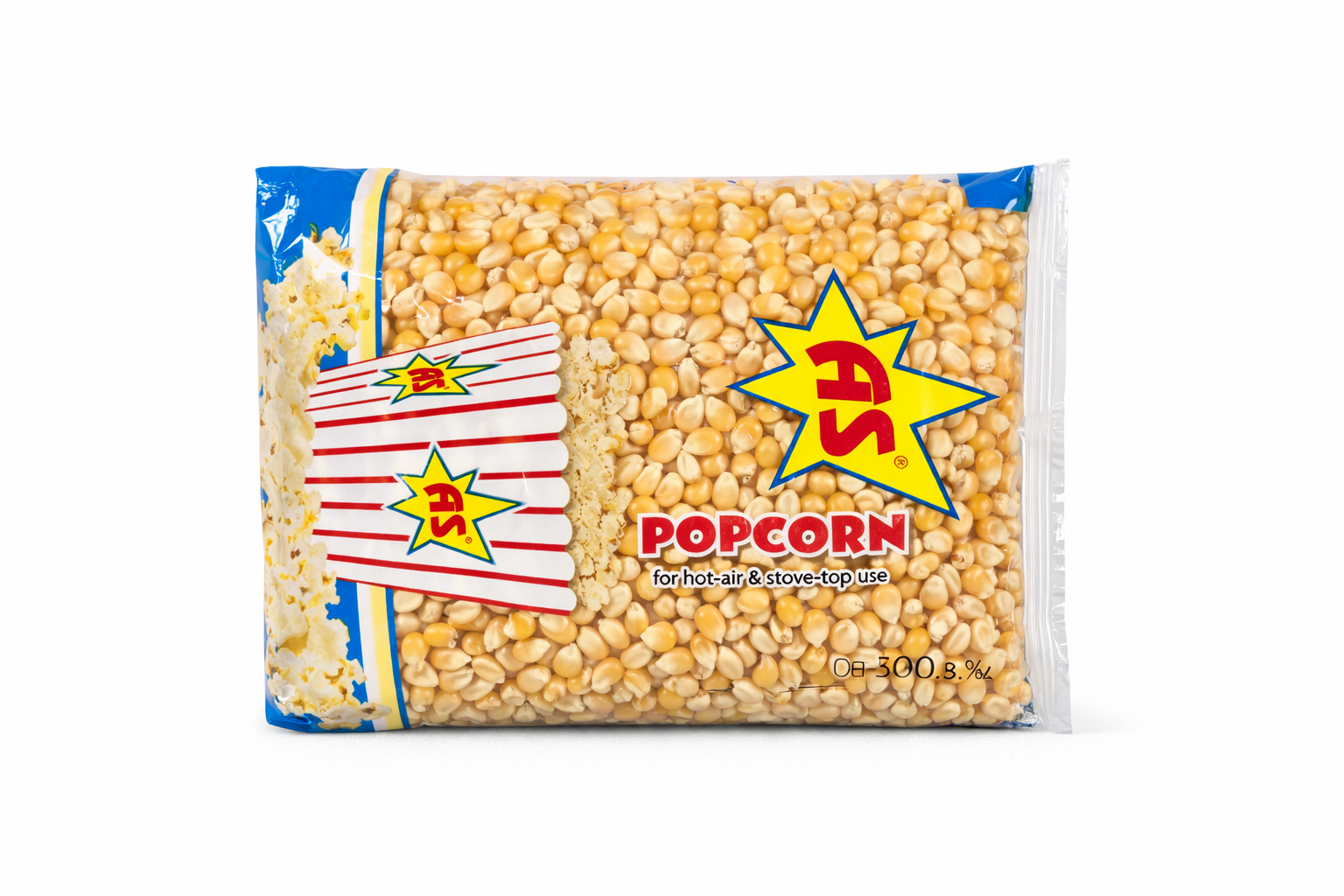 AS Popcorn Kernels – 0.3kg