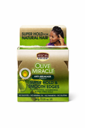 African Pride Olive Miracle Super Hold & Smooth Edges – 64g