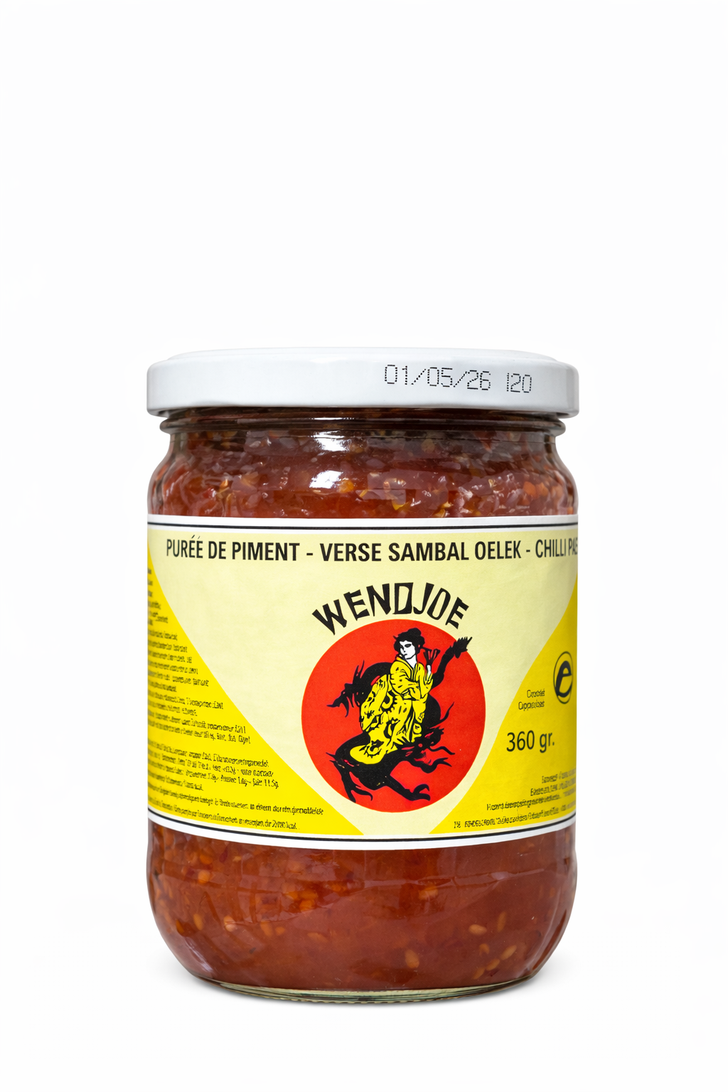 Wendjoe Sambal Oelek Chilli Paste 360g