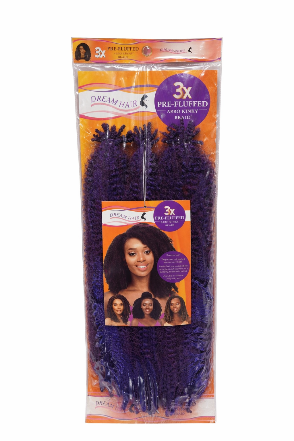 3X Afro Kinky Braid Purple