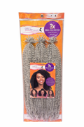 Afro Kinky Braid Silver