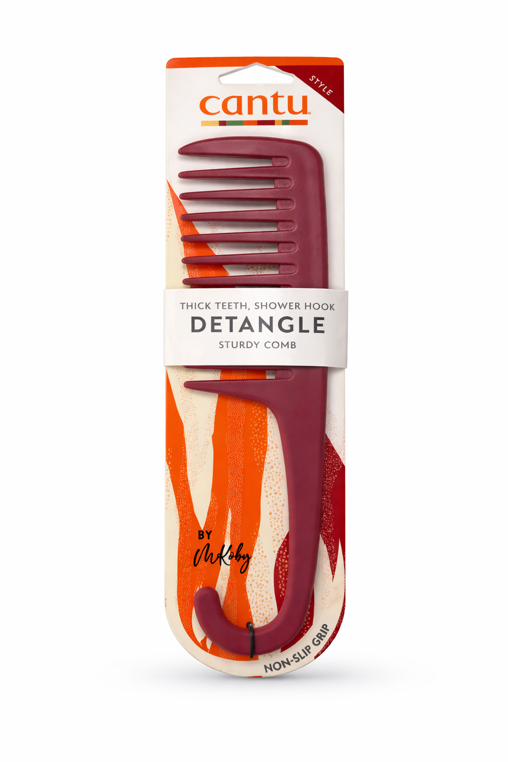 Cantu Detangle Comb – Thick Teeth Shower Hook Styling Comb