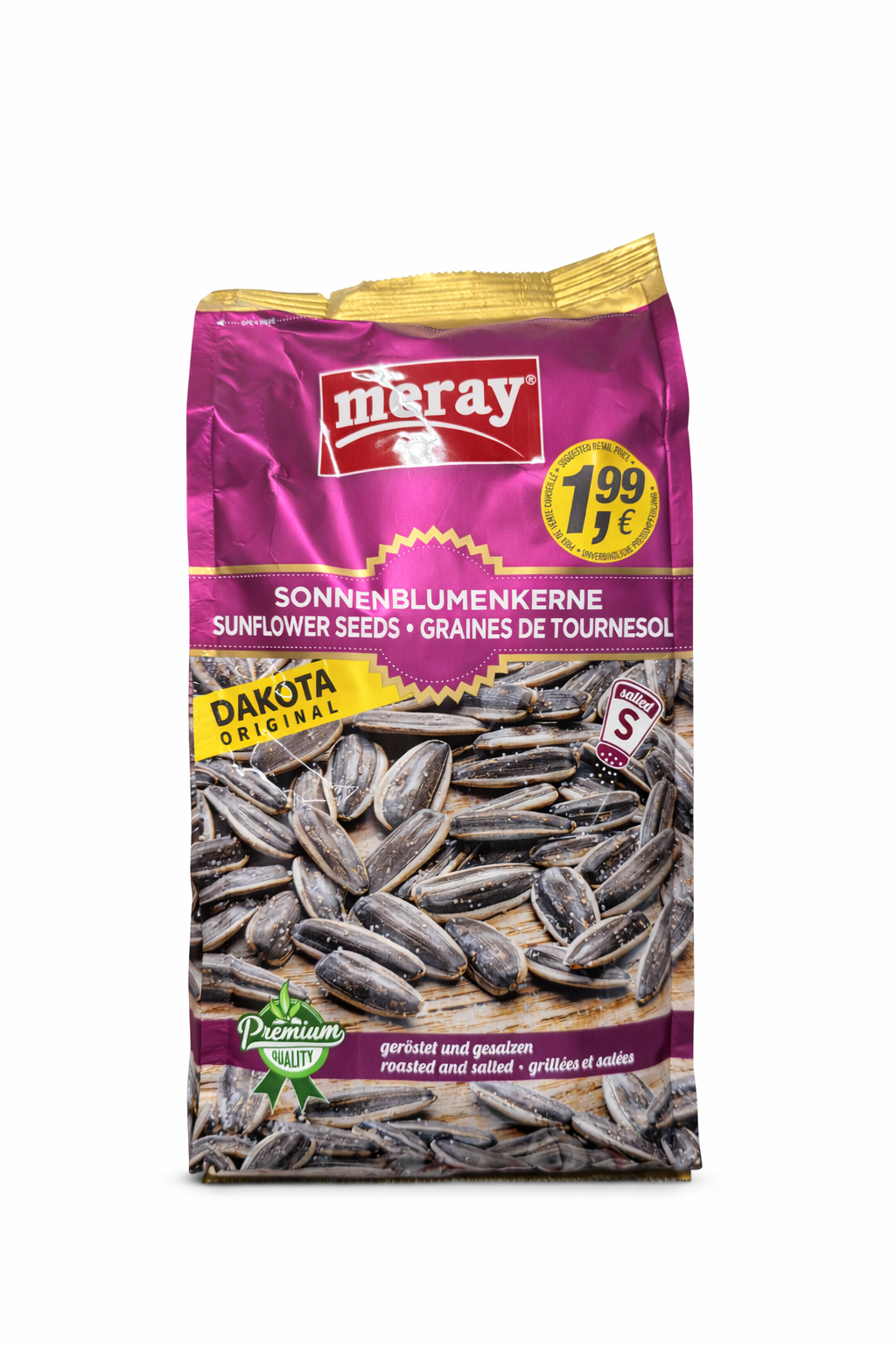 Meray Dakota Original Sunflower Seeds (Roasted & Salted) – 250g
