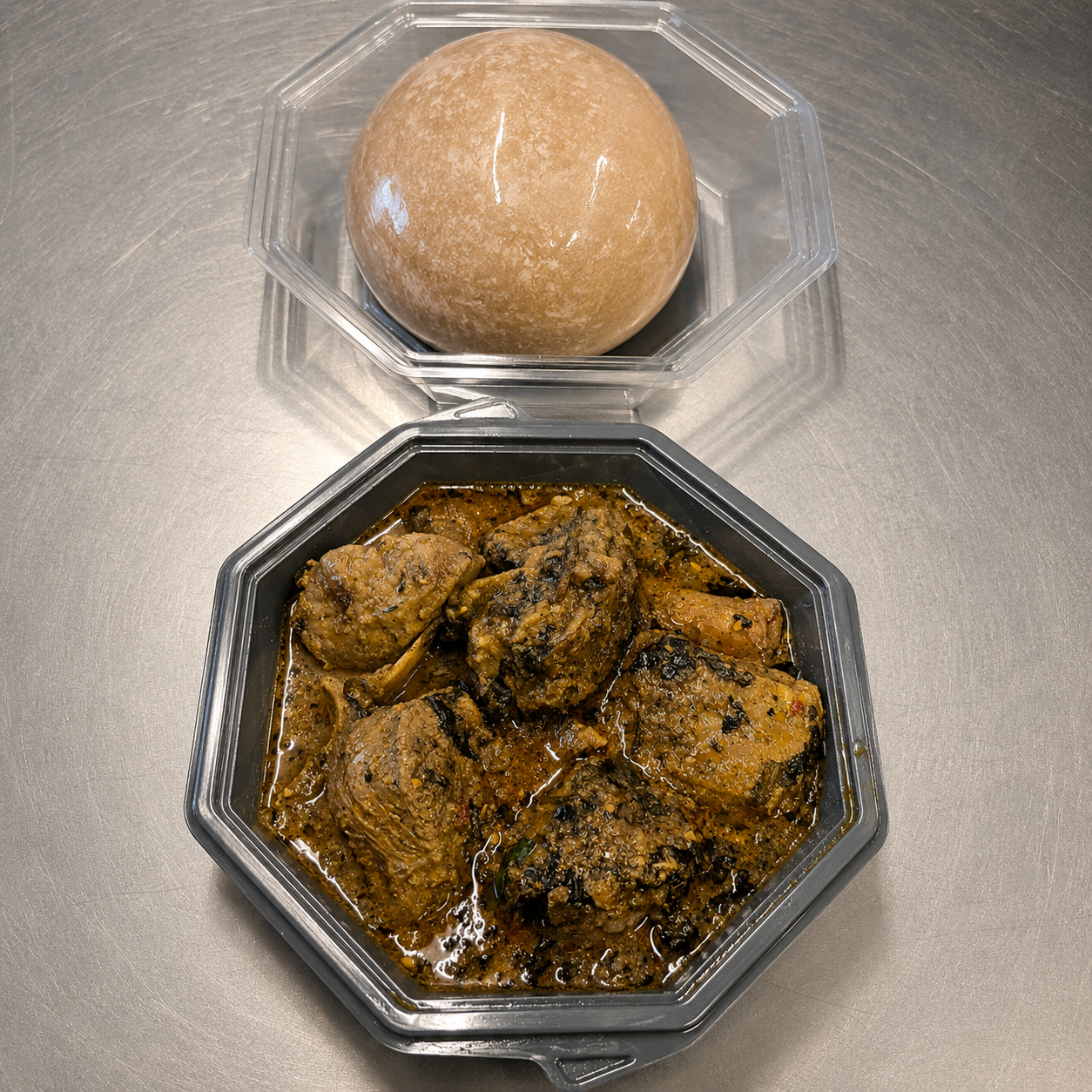 Fufu with Egusi Soup