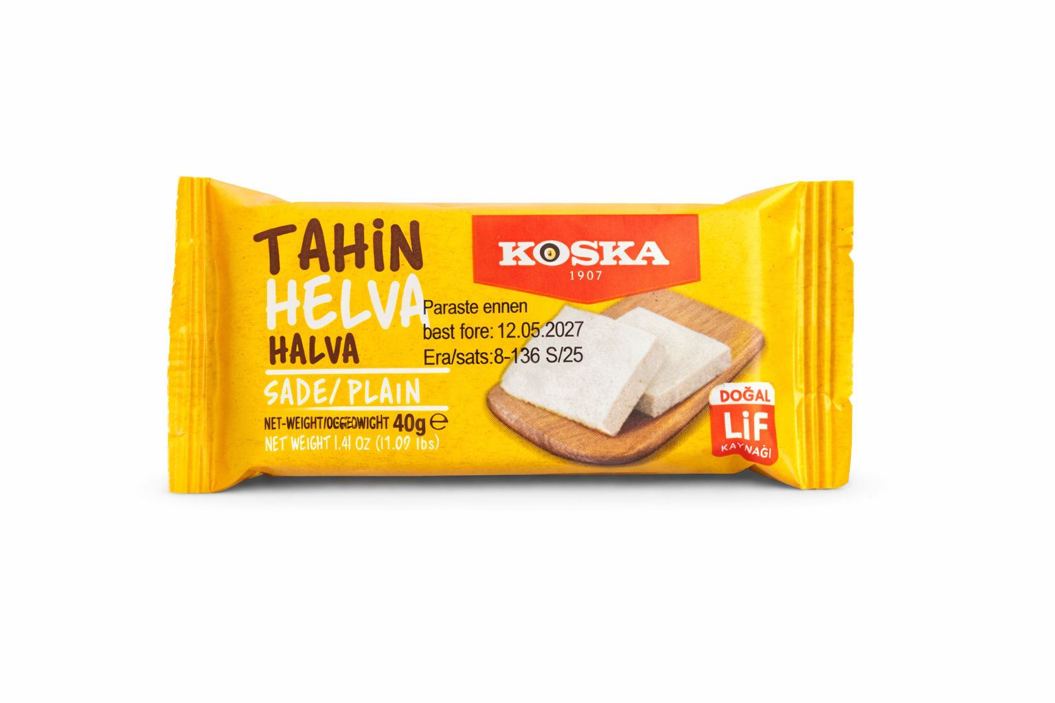 Koska Tahin Helva Plain (Sade Halva) – 0.04 kg